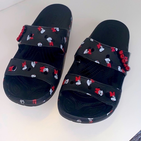 Minnie Mouse Crocs M9 W 11 - Picture 1 of 4